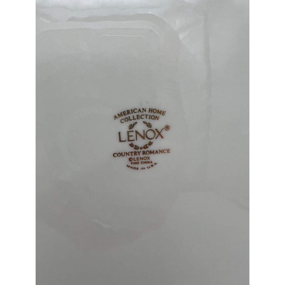 Vintage Lenox Country Romance Dinner Plate 10.75" Pink Roses USA American Home - Picture 3 of 5